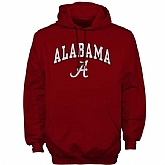 Men's Alabama Crimson Tide New Agenda Midsize Arch Over Logo Hoodie - Cardinal,baseball caps,new era cap wholesale,wholesale hats